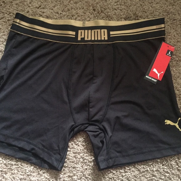 puma gold underwear